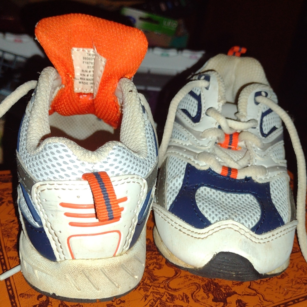 ProSpirit Kids White and Blue Sneakers Boys/Girls